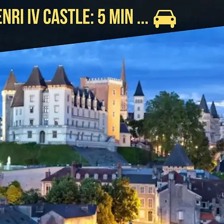 Escapade Du Roi Henri Iv A Entierement Privee 6 Personnes & Bebe Avec Spa, Brasero & Piscine Ideale Vacances, Week-end, Repos Ou Teletravail Pau