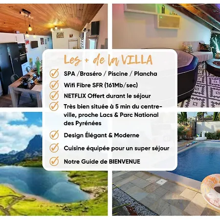 Escapade Du Roi Henri Iv A Entierement Privee 6 Personnes & Bebe Avec Spa, Brasero & Piscine Ideale Vacances, Week-end, Repos Ou Teletravail Hébergement de vacances Pau