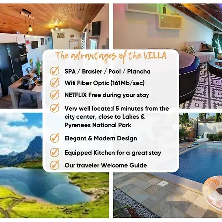 Hébergement de vacances Escapade Du Roi Henri Iv A Entierement Privee 6 Personnes & Bebe Avec Spa, Brasero & Piscine Ideale Vacances, Week-end, Repos Ou Teletravail Pau