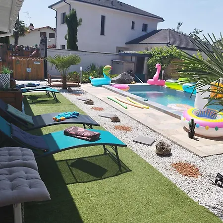 Escapade Du Roi Henri Iv A Maison Entierement Privee 6 Personnes & Bebe Avec Piscine, Spa, Brasero & Plancha Ideal Vacances, Week-end, Repos Ou Teletravail Σπίτι διακοπών Pau