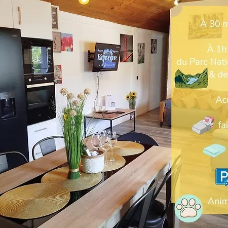L'oasis - Maison Avec Spa, Braséro&plancha Hébergement de vacances *