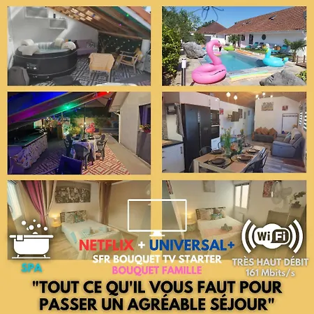 Hébergement de vacances L'oasis - Maison Avec Spa, Braséro&plancha Pau