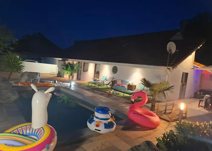 L'oasis - Maison Avec Spa, Braséro&plancha Сasa de vacaciones