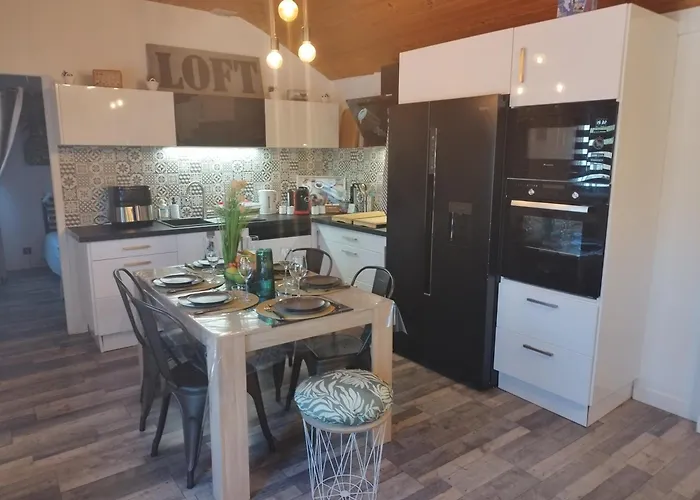 Сasa de vacaciones L'oasis - Maison Avec Spa, Braséro&plancha