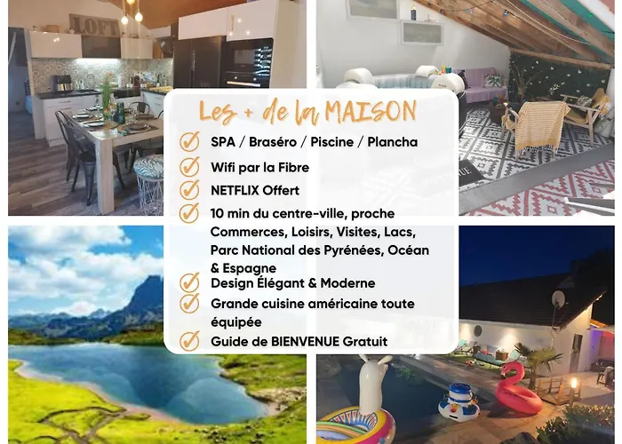 Сasa de vacaciones L'oasis - Maison Avec Spa, Braséro&plancha *